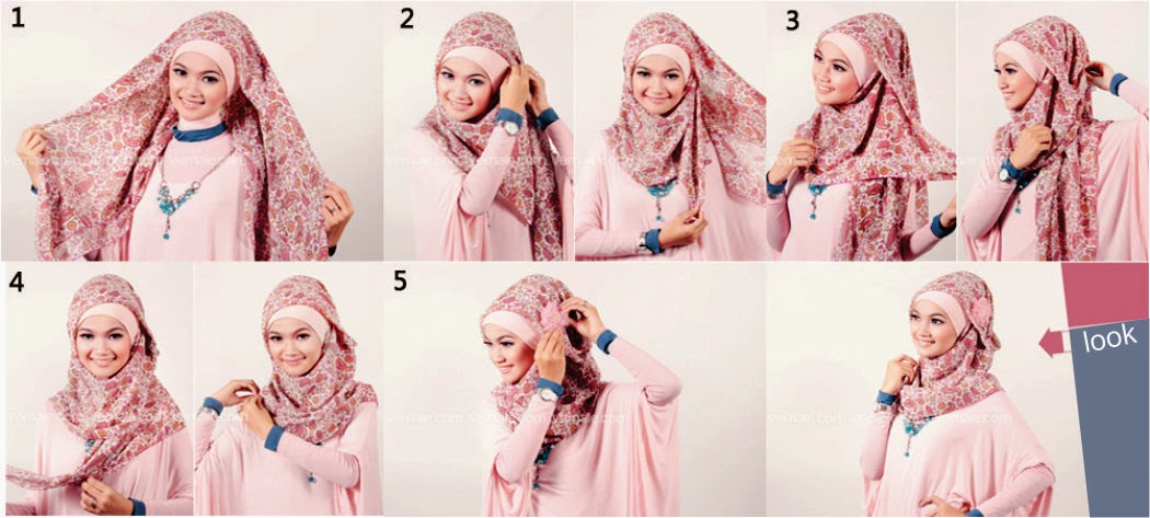 Tutorial Model Hijab 5 Pashmina