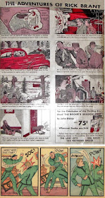 Rick Brant ad, Dick Cole in Blue Bolt v4 #9