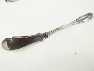  Antique Sterling silver Butter knife