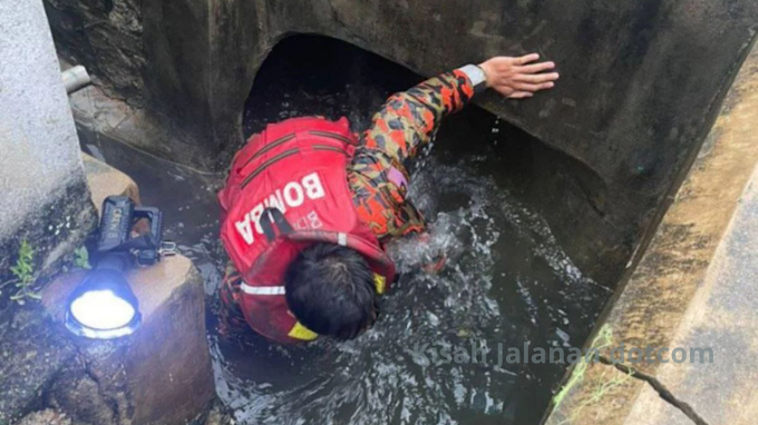 Budak lelaki jatuh longkang ditemui lemas