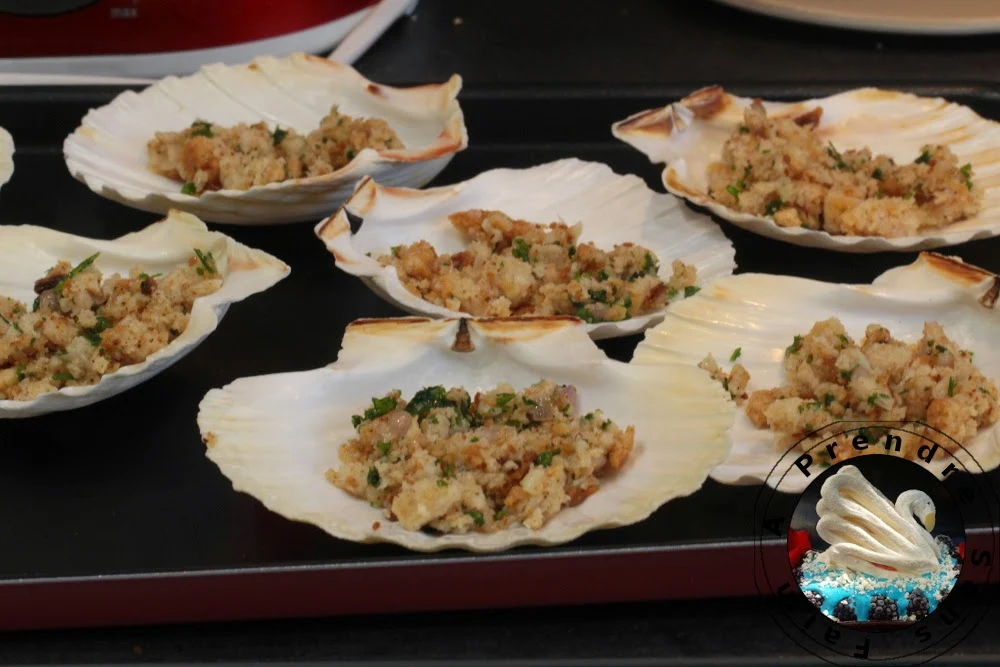 Coquilles Saint-Jacques à la nantaise (pas à pas en photos)