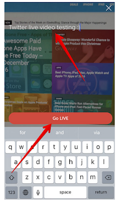 Cara Membuat Live Video Streaming dari Twitter di iPhone dan iPad
