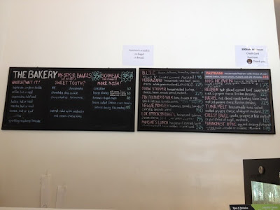 Bangkok, BKK Bagel Bakery, menu