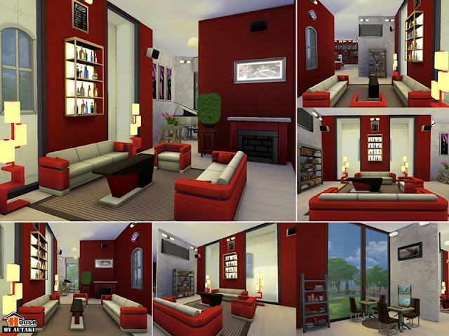 Red/White Interior Design