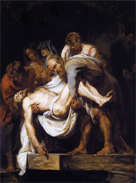 The Entombment, 1611-1612, Peter Paul Rubens