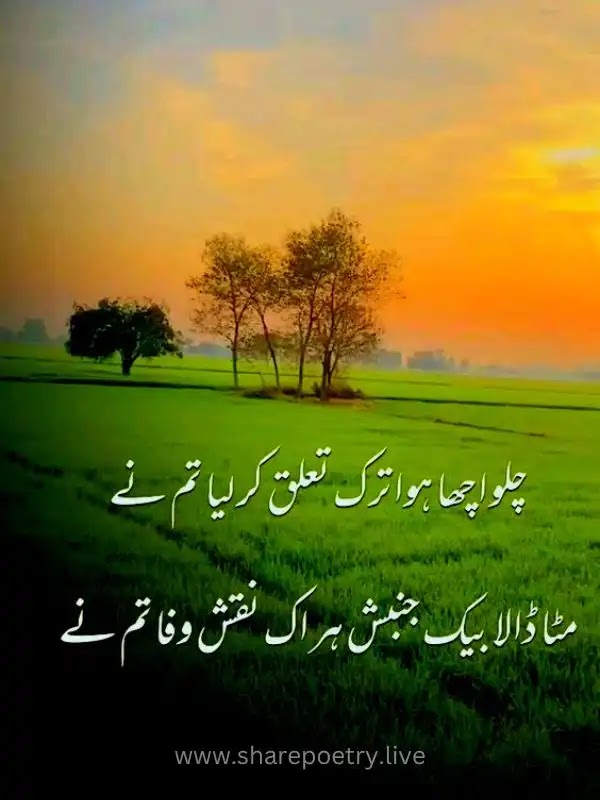 Whatsapp Status Poetry in Urdu on Sad, Love