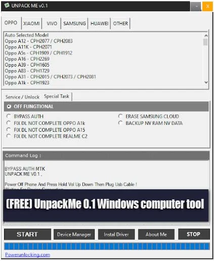 Download (FREE) UnpackMe 0.1 Windows computer tool