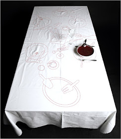 {Design} Messy Tablecloth by AZE