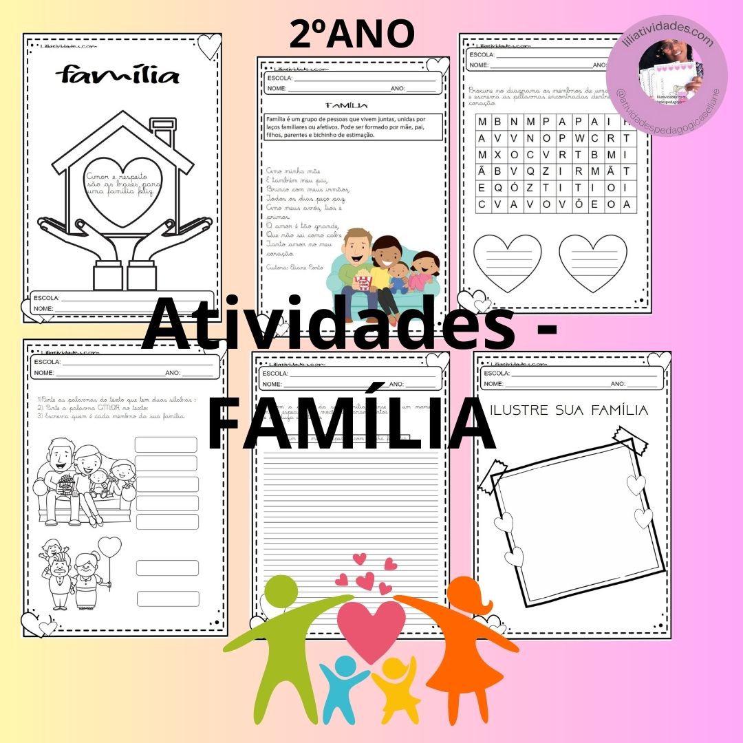 Organização Familiar e a Escola worksheet