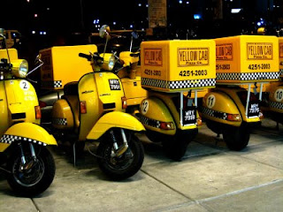 vespa kuning