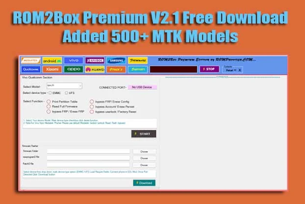 Download ROM2Box Premium tool V2.1 latest update