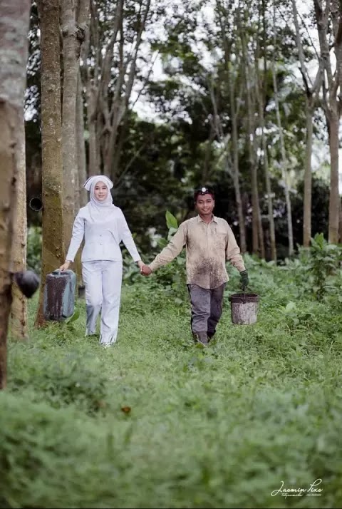 Viral Ini Dia 10 Foto Prewedding Perawat Vs Petani Karet Yang Bikin Jomblo Iri Update Berita Viral 77