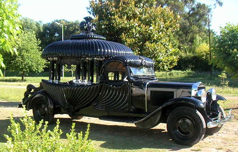 the 1929 Argentinian hearse is on ebay but beware they mistreated it and