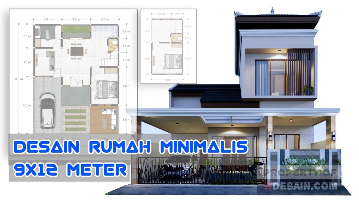 Desain Rumah 9x12 3 Kamar DESAIN RUMAH MINIMALIS