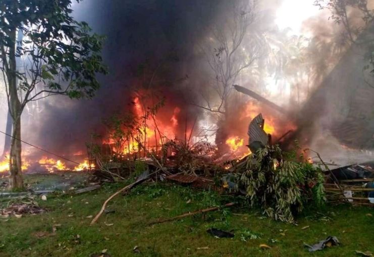 At least 17 dead in C-130 plane crash in Sulu