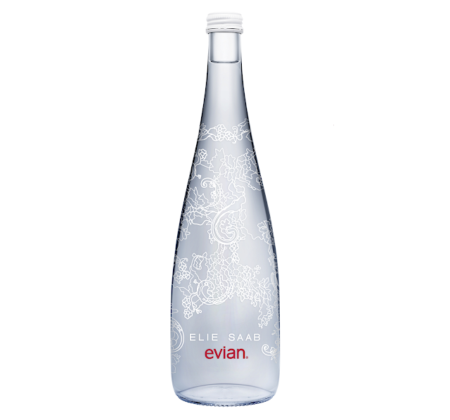 new evian limited edition 2014 by elie saab, botella edicion limitada