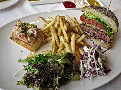 Luke's Oyster Bar & Chop House, travis burger lobster roll