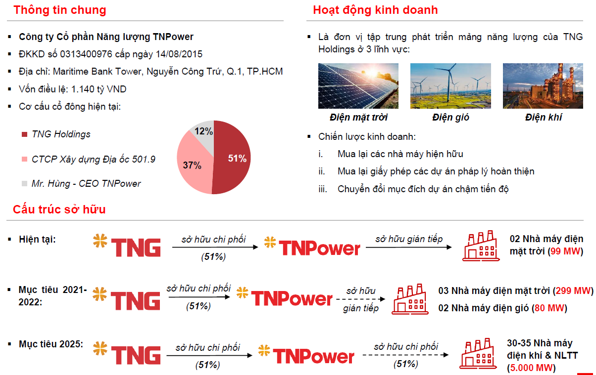 Trái phiếu TNPower, Tổng quan về doanh nghiệp TNPower