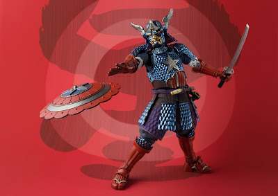 Marvel Samurai Captain America Meisho Manga Realization Action Figure