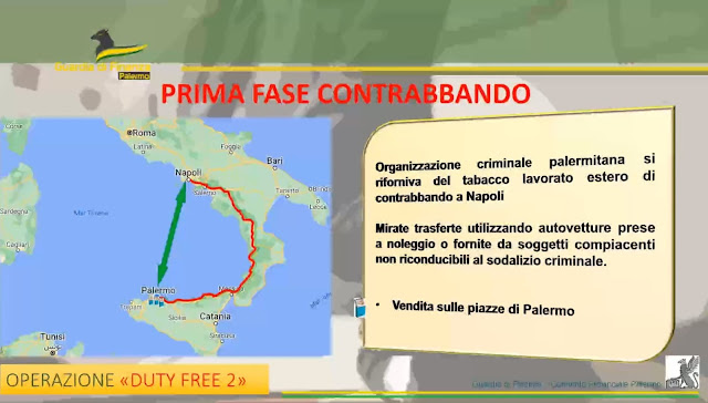 Contrabbando di sigarette tra Palermo e Napoli - Eseguite misure cautelari personali (VIDEO)