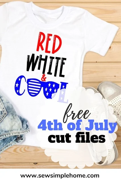 Create your own fun tees with the free red white and cool svg.