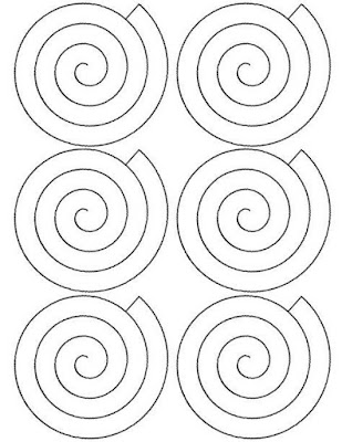 Molde de espiral de papel