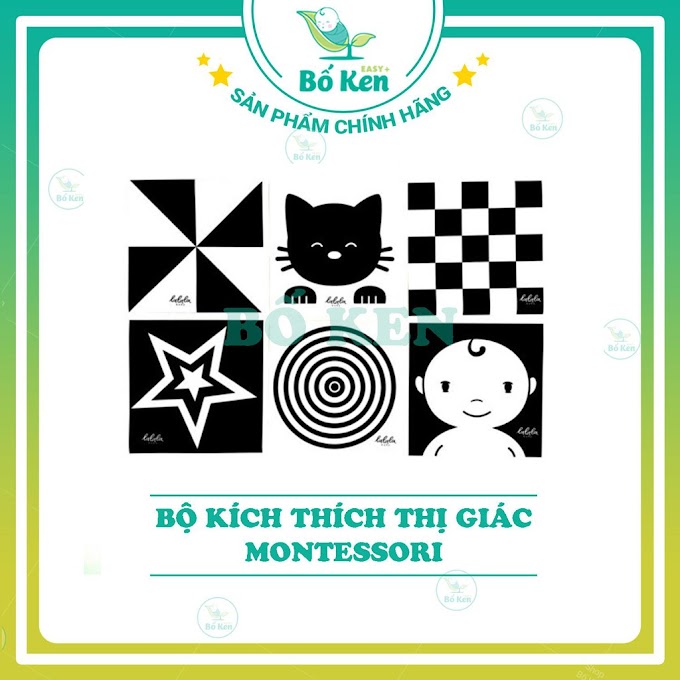 Bộ Thẻ Kích Thích Thị Giác Giúp Bé Phát triển Toàn Diện [Chuẩn Phương Pháp Montessori]