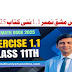  Exercise 1.1 Solution– First Year Math 2025  |  Introduction to New Numbers