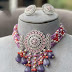 Beads chocker necklace