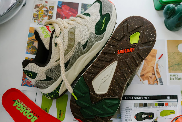 Shoeography - Saucony x Bodega Launch Limited Edition Grid Shadow 2 'Jaunt Woven' Sneaker