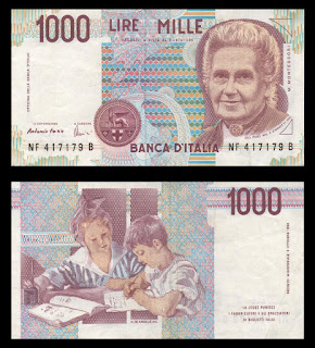 Gambar Uang Italia 1000 Lira
