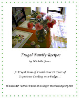 Order our frugal family cookbook and start saving money today!