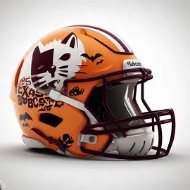 Texas State Bobcats Halloween Concept Helmets