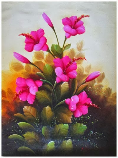 Contoh Lukisan  Bunga  Kamboja Hontoh