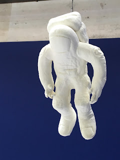 Hawkinson, Detail, Thumbsucker, 2015  Cosmonaut thumb