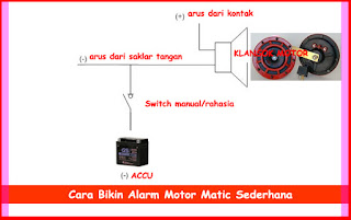 Cara Bikin Alarm Motor Matic Sederhana