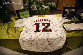baseball theme wedding; autographed jersey for wedding; Copyright 2012 www.cristyangulo.com