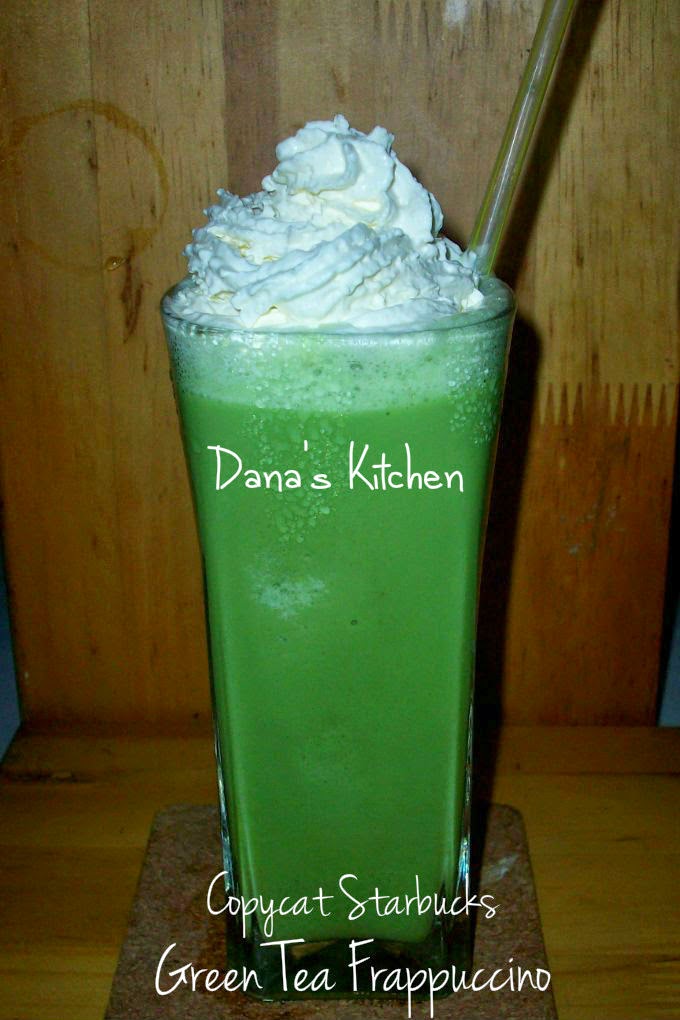 Dana's Kitchen: Copycat Starbucks Green Tea Frappuccino