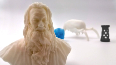 3D printed sculpture of Gandalf