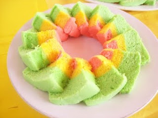 Resep Bolu Kukus Pelangi