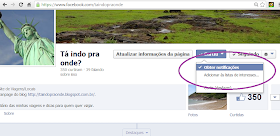 facebook do blog "Tá indo pra onde?"