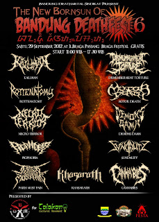 Jejak kecil: Death Metal di Bandung Braga Festival 2012