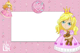 Blondie Princess, Free Printable Invitations, Labels or Cards.