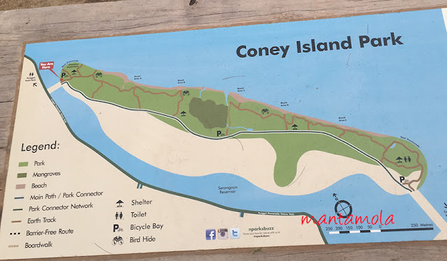 Coney Island Park, map