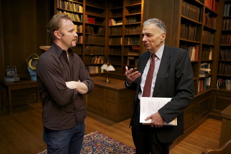 Morgan Spurlock and Ralph Nader in The Greatest Movie Ever Sold Photo by Daniel Marracino
