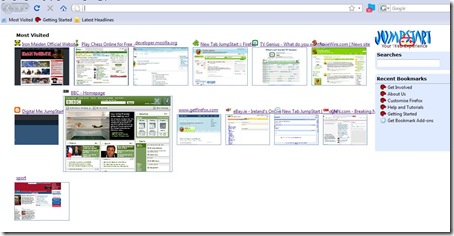 New Tab JumpStart