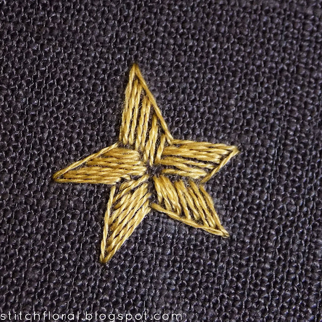 Easy embroidery: how to stitch stars