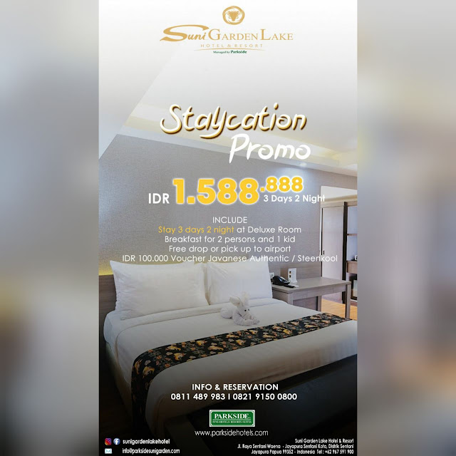 Nikmati Staycation Promo di Suni Garden Lake Hotel & Resort