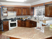 CUSTOM KITCHEN CABINET REFINISHING  AND GRANITE TOP