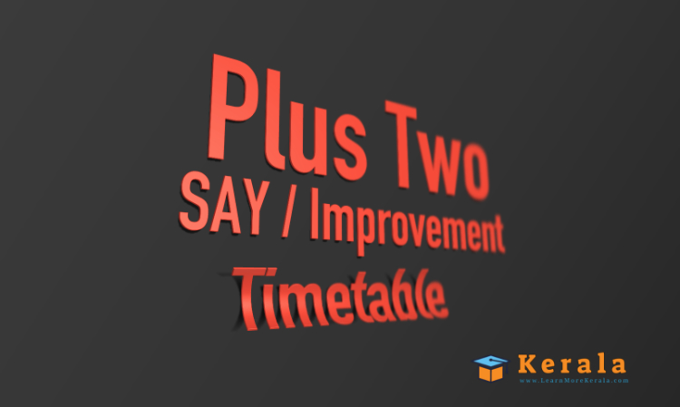 plus two improvement timetable 2022